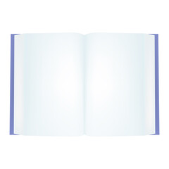 Book icon, stock vector, logo isolated on white background. Illustration