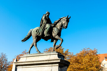 Reiterdenkmal des Kaisers Wilhelms I. in Stuttgart