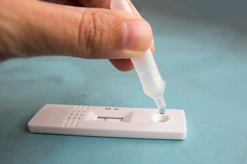 Rapid antigen test kit :  Covid autotest bought at pharmacy, to check coronavirus infection at...