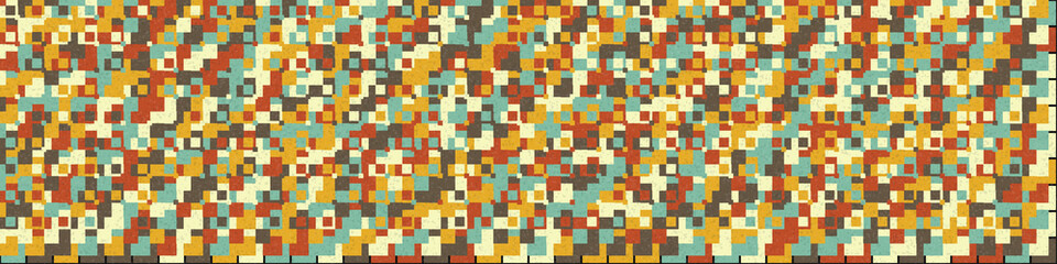 Abstract Geometric Pattern generative computational art illustration