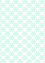 background with repetition of snowflakes, cold or ice