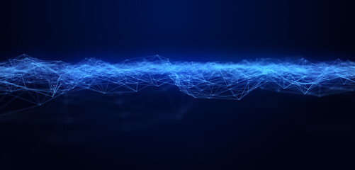 abstract blue lightning background