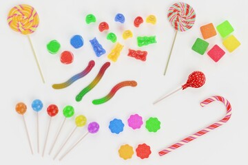 Realistic 3D Render of Candies Collection