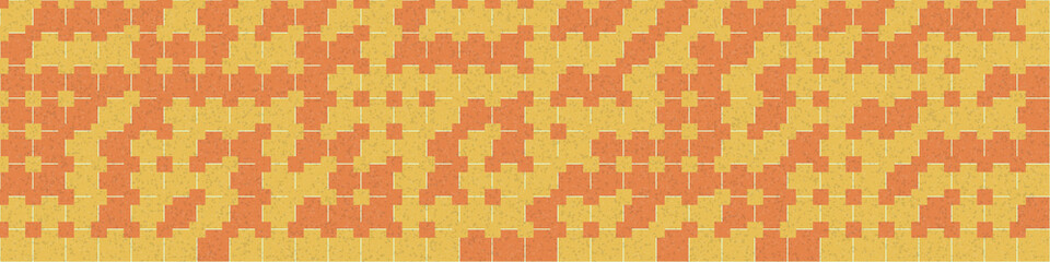 Fototapeta premium Abstract Geometric Pattern generative computational art illustration