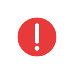Exclamation mark vector icon
