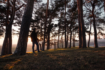 Sonnenuntergang auf dem Hohen Bohl