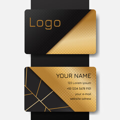 Modern realistic business card template. Creative and Clean Business Card Template. Luxury business card design template.