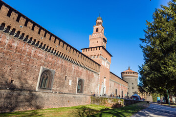 Sforza Castle, Milan, Italy