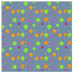 seamless pattern with flowers