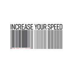 typography t shirt design, bar code