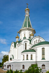 Fototapeta na wymiar Kaliningrad, Orthodox Church of St. Alexander Nevsky
