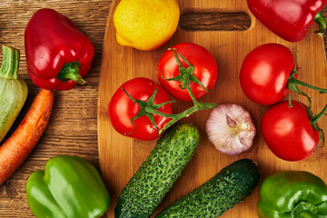 Ingredients fresh food diet health launch nutrition view from above