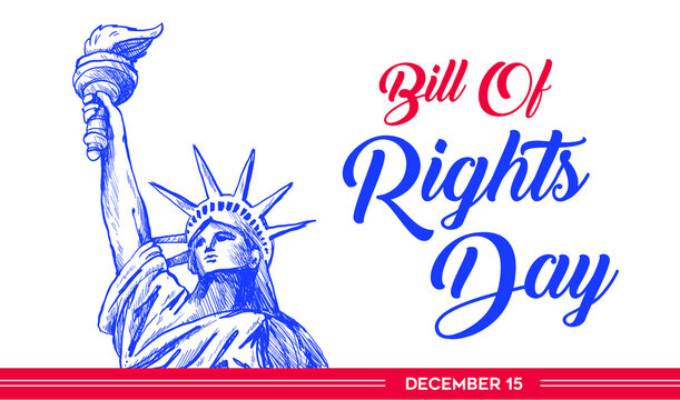 USA Bill Of Rights Day December 15