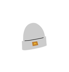 Vector illustration of hat. 