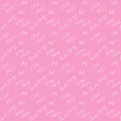 love you hearts romantic pattern illustration isolated on white. black and white seamless pattern for wallpaper, textiles, packaging, scrapbooking, foil stamping.