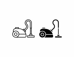 vacuum cleaner vector icon