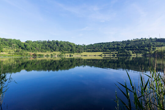 Schalkenmehrener Maar in early summer