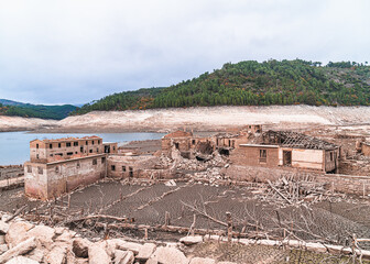 In 1992 the Galician village of Aceredo was deliberately flooded and submerged underwater. Every few years when the water levels are low, this Spanish 'pueblo' reappears. 
