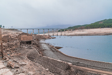 In 1992 the Galician village of Aceredo was deliberately flooded and submerged underwater. Every few years when the water levels are low, this Spanish 'pueblo' reappears. 