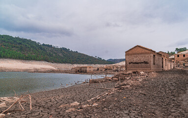 In 1992 the Galician village of Aceredo was deliberately flooded and submerged underwater. Every few years when the water levels are low, this Spanish 'pueblo' reappears. 
