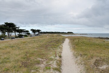 Seascape at Quiberon in brittany-France