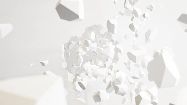 破壊された壁。ブレイクスルーのイメージ