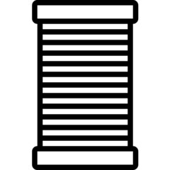 spool of thread line icon