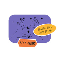 Discount Or Sale Sticker