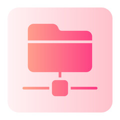 web hosting gradient icon