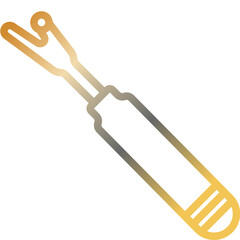 seam ripper gradient icon