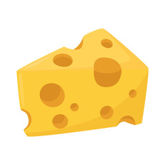 Cheese Emoji Icon Illustration. Food Vector Symbol Emoticon Design Doodle Vector.