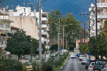 Small Town Avenue, Peloponnese, Greece