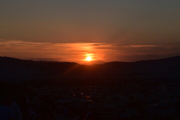 Greek Sunset Athens