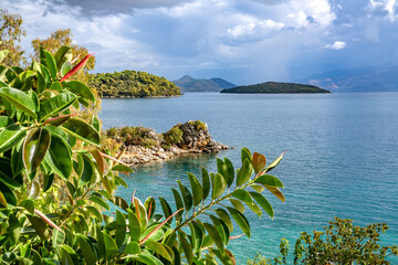 Lefkada, Griechische Insel im Ionischen Meer 