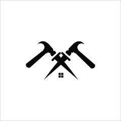 hammer and nails logo