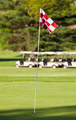 Obraz premium Well groomed golf course.