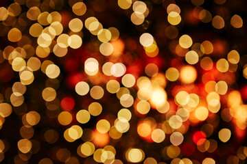 abstract christmas lights, Christmas lights out of focus