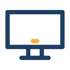 Monitor Vector icon which is suitable for commercial work and easily modify or edit it

