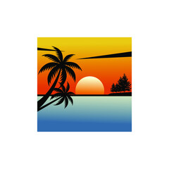 logo illustration scenery