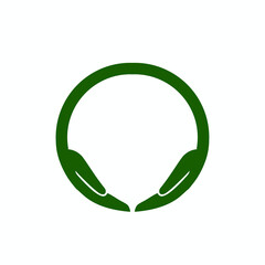 Hands care circle vector icon
