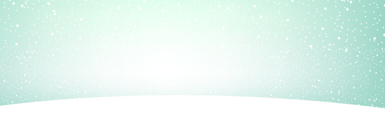 Winter landscape with falling snow
