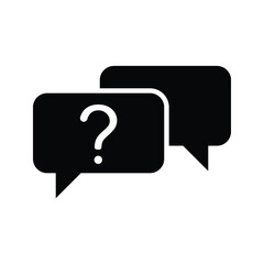 question support icon or logo isolated sign symbol vector illustration - high quality black style vector icons