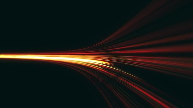 Abstract Digital Mesh Fx Loops Pack/ 4k animation of an abstract technology background of powerful swirling speed neon multicolored particles patterns and strings seamless looping