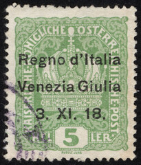 Postage stamps of the Austria. Stamp printed in the Austria. Stamp printed by Austria.