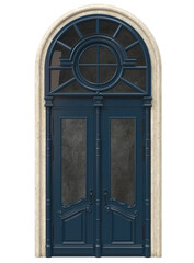 Entrance classic doors for the house