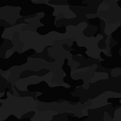 Camouflage vector seamless background, modern texture, pattern. © Sanvel
