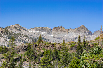 Beautiful landscape in Devils Postpile National Monument