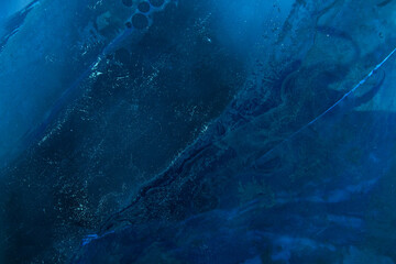 Old blue photographic plate
