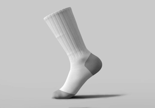 Long Socks Mockup