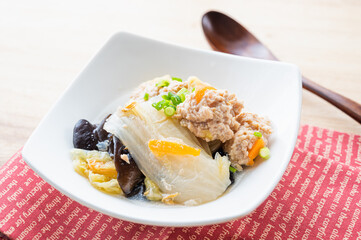 中華風つみれ汁